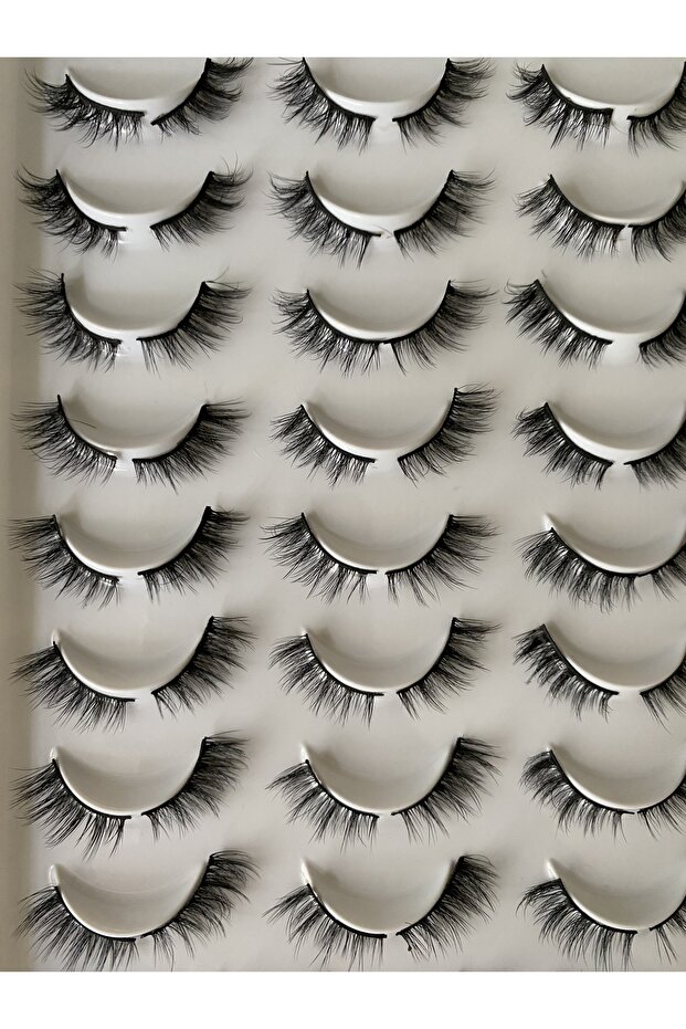 TAKMA KİRPİK 40 ÇİFT YARIM - 3