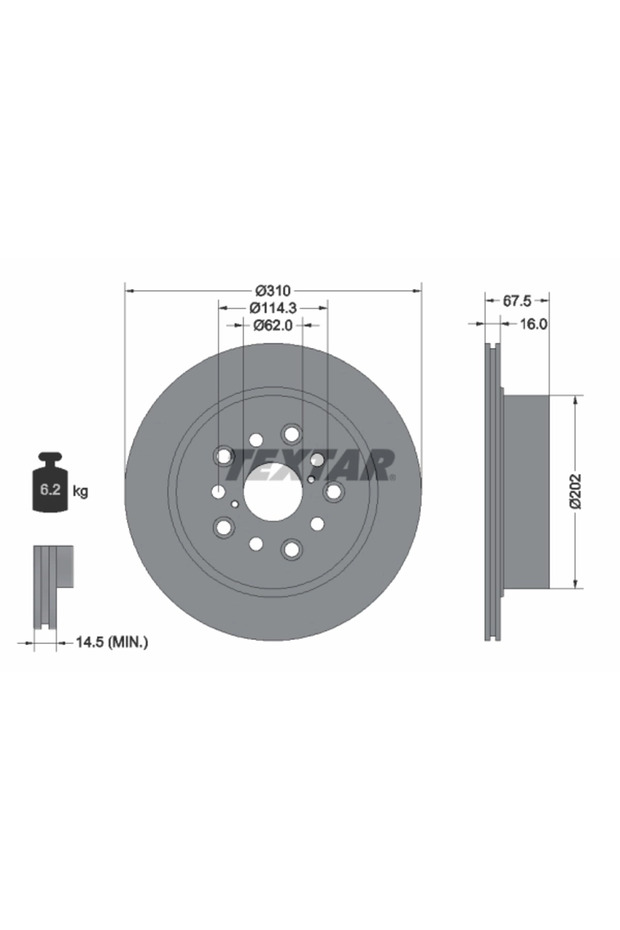 Lexus Ls Brake Disc - 1