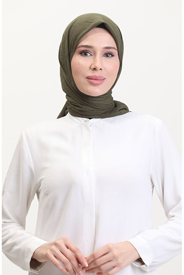 Bambu Eşarp 70248-16 Haki - 1