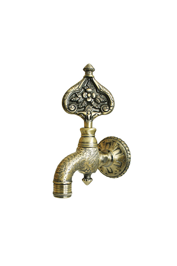 صنبور عثماني عتيق مع زخرفة منقوشة - 1