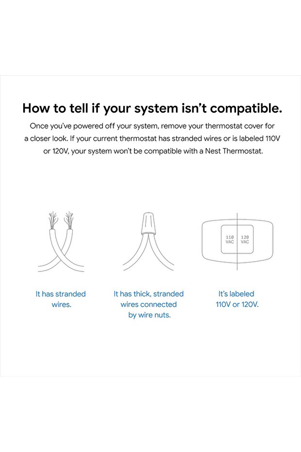 Nest Thermostat - Smart Thermostat for Home - Programmable Wifi Thermostat - Snow - 3