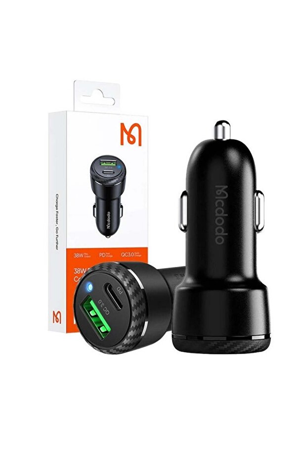 CC-5970 38W PD+QC Car Charger Dual Port