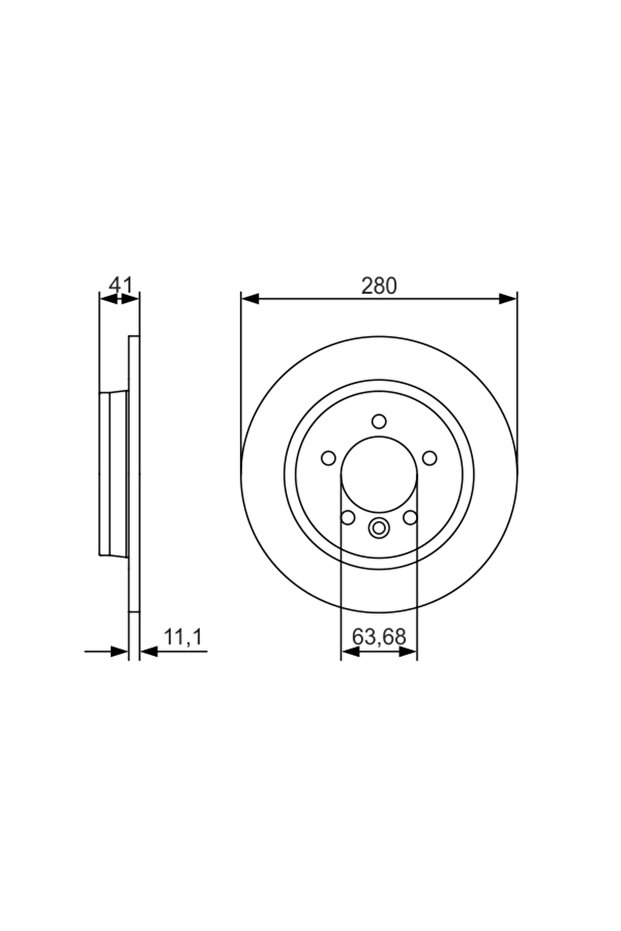 Спирачен диск Volvo V40 - 3