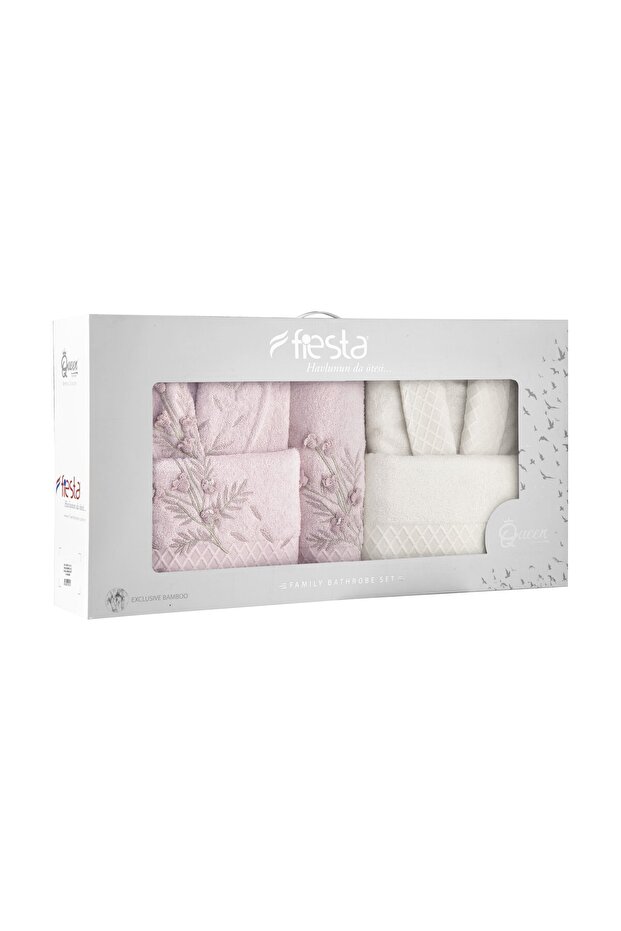 Sakura Bambu Bornoz Seti - 4