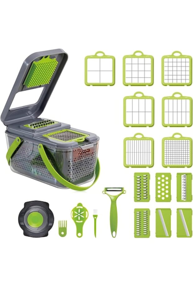 Multifunctional Grater, D5174, Green - 1