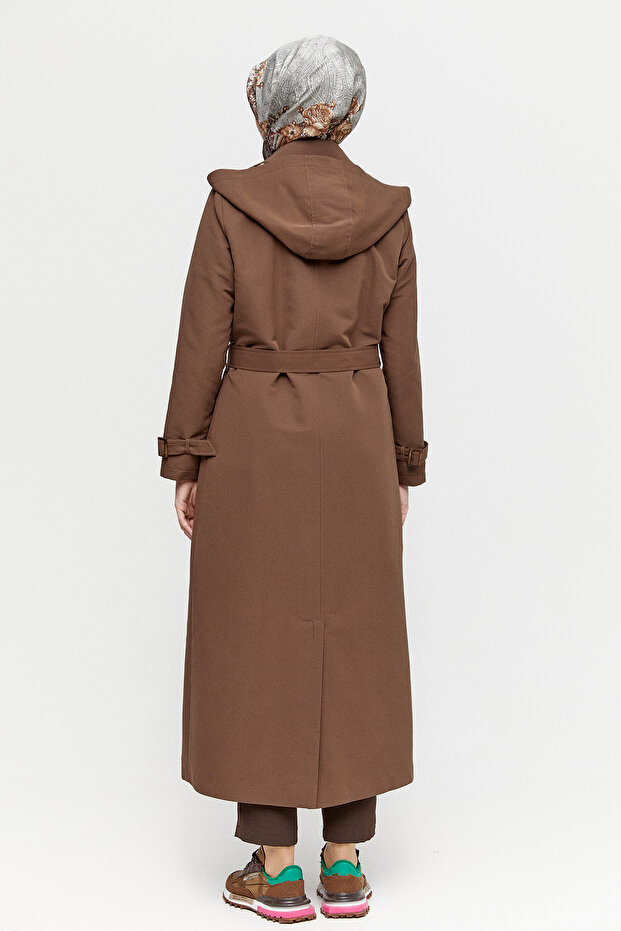 Çıkarılabilir Kapüşonlu Kruvaze Kap - 5