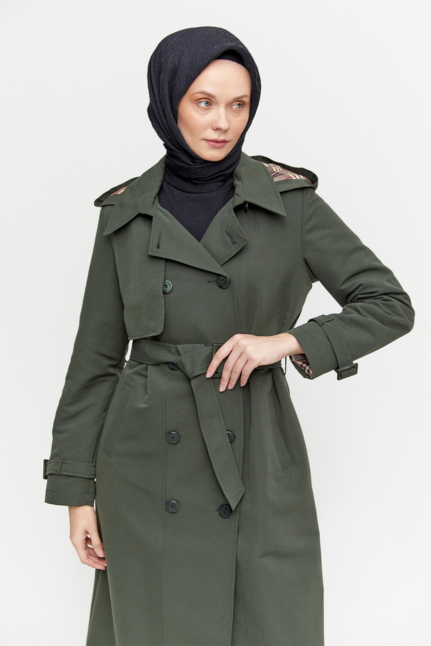 Çıkarılabilir Kapüşonlu Kruvaze Kap - 4