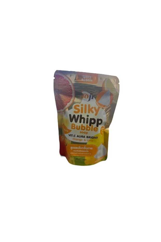 SILKY WHIPP BUBBLE SOAP VIT. C AURA BRIGHT ORANGE & LIME