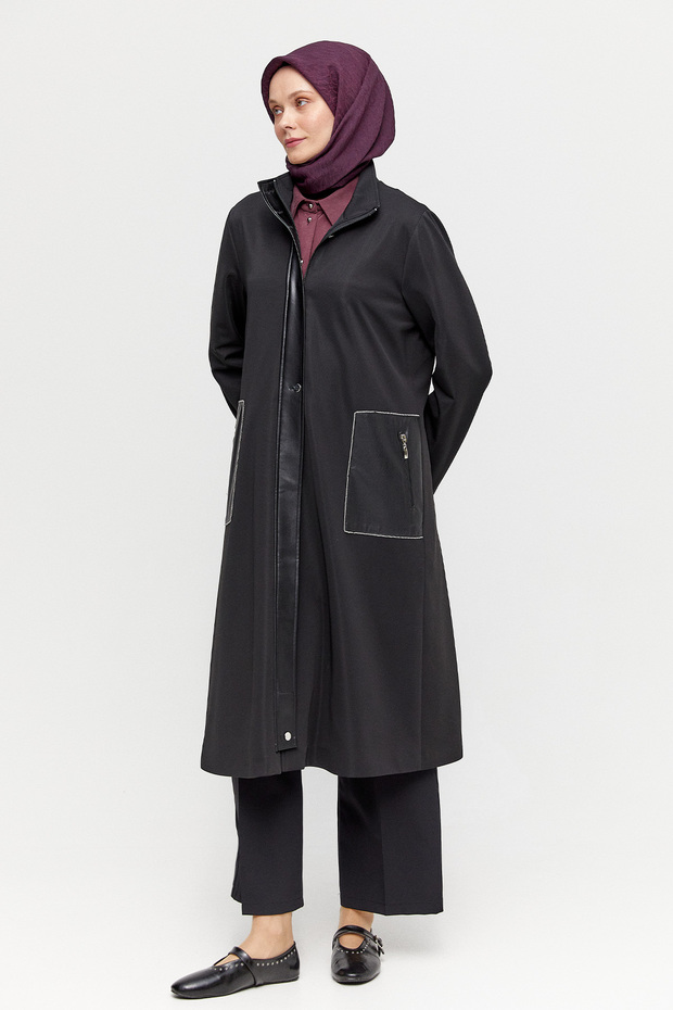 Fermuarlı Taş İşlemeli Kap - 2