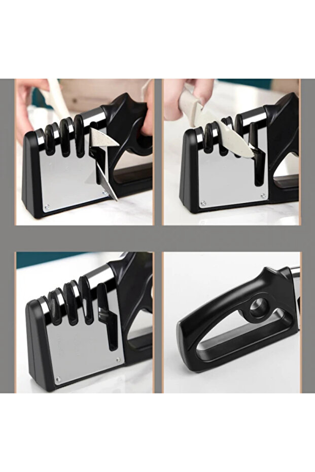 Knife and Scissors Sharpener, 4 in 1 - 4