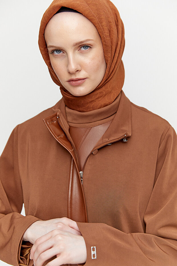 Fermuarlı Taş İşlemeli Kap - 4