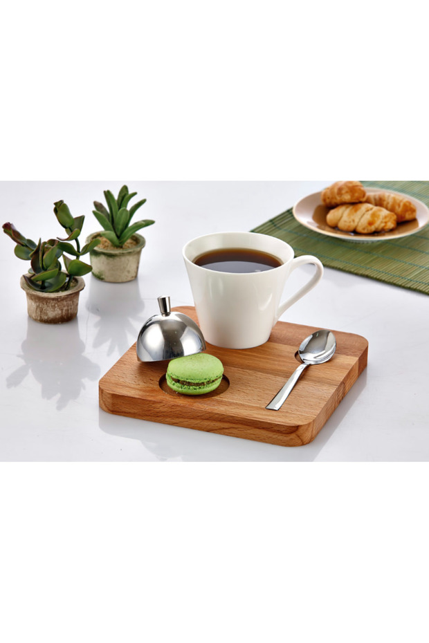 Wooden Square Coffee Set 17.5*17.5*2