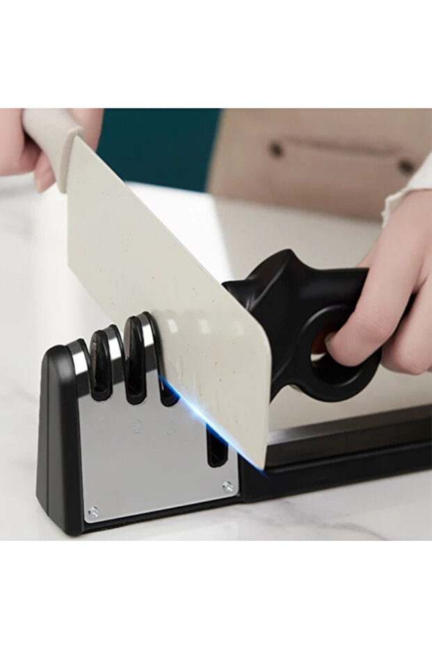 Knife and Scissors Sharpener, 4 in 1 - 1