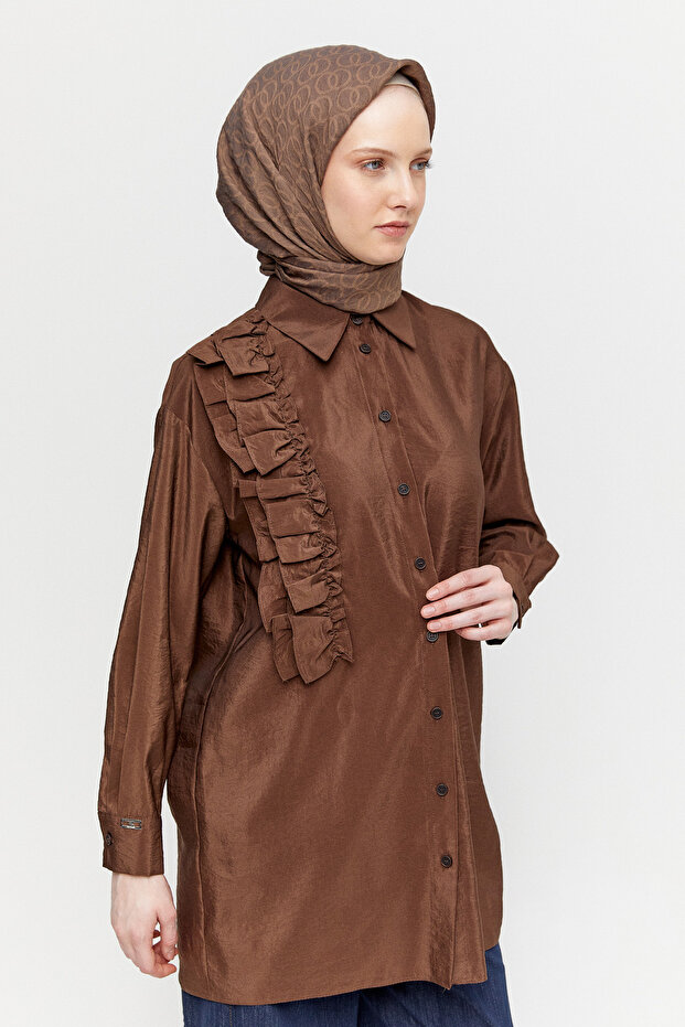 Volanlı Paraşü Tunik - 2