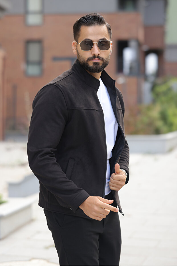 Exculisive Basic Nubuck Spring Jacket - 1