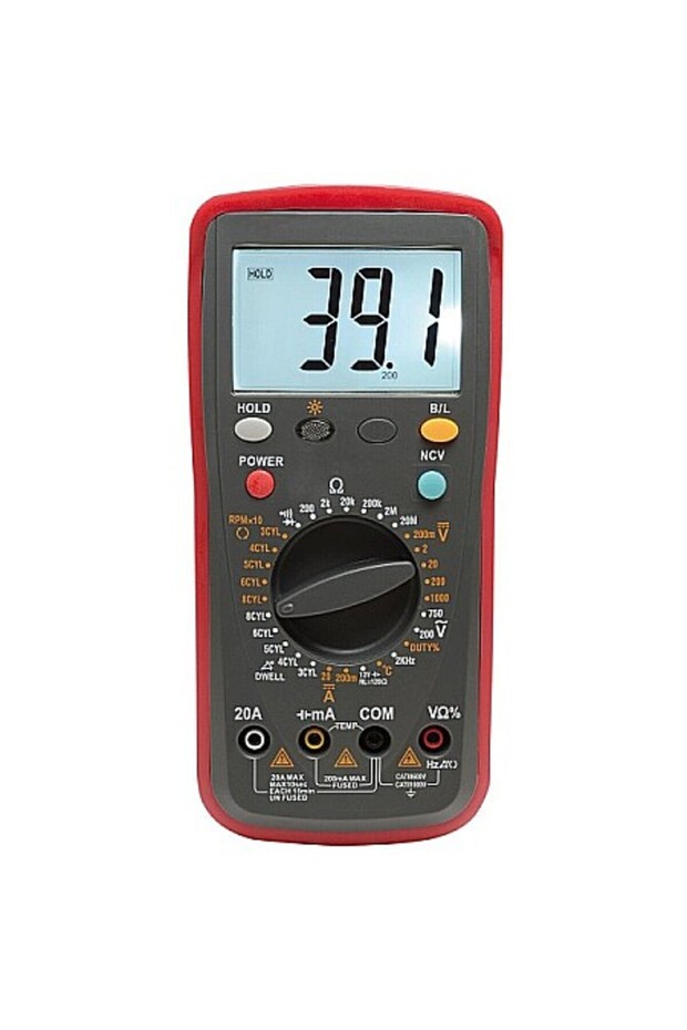 Digital Multimeter with Probe and VAT Function CAT III 600 V - 4