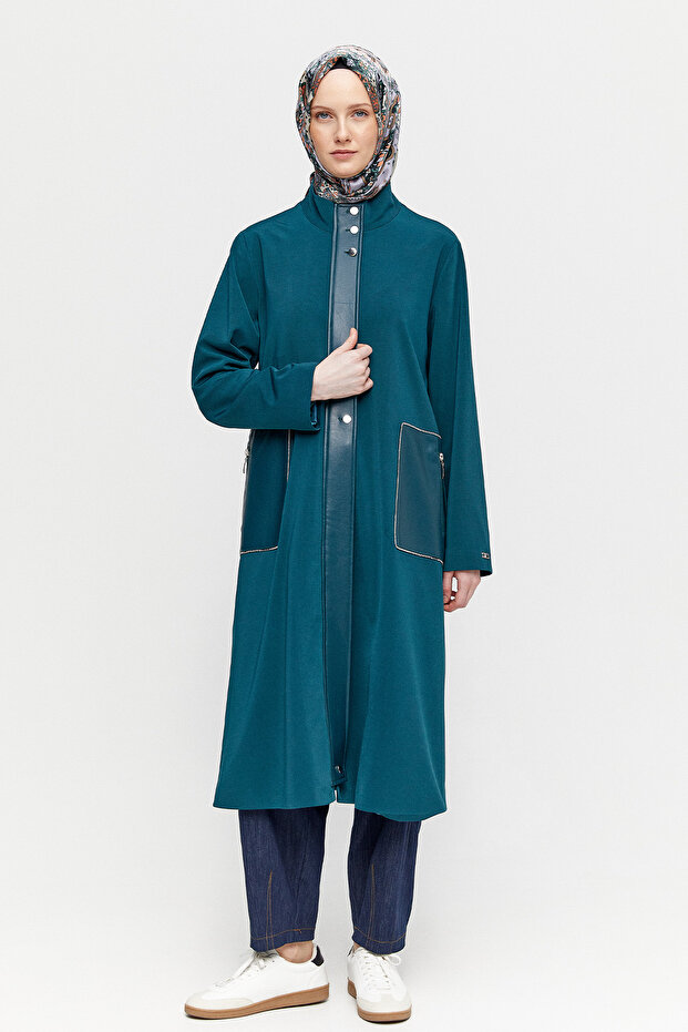 Fermuarlı Taş İşlemeli Kap - 2