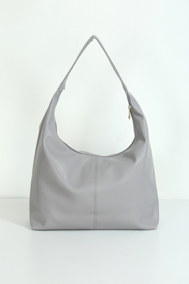Comfortable Single-Handle Bag with Stitching Detail on the Front, Suitable for Daily Use Width: 36cm Length: 27cm Bottom: 11cm - 3