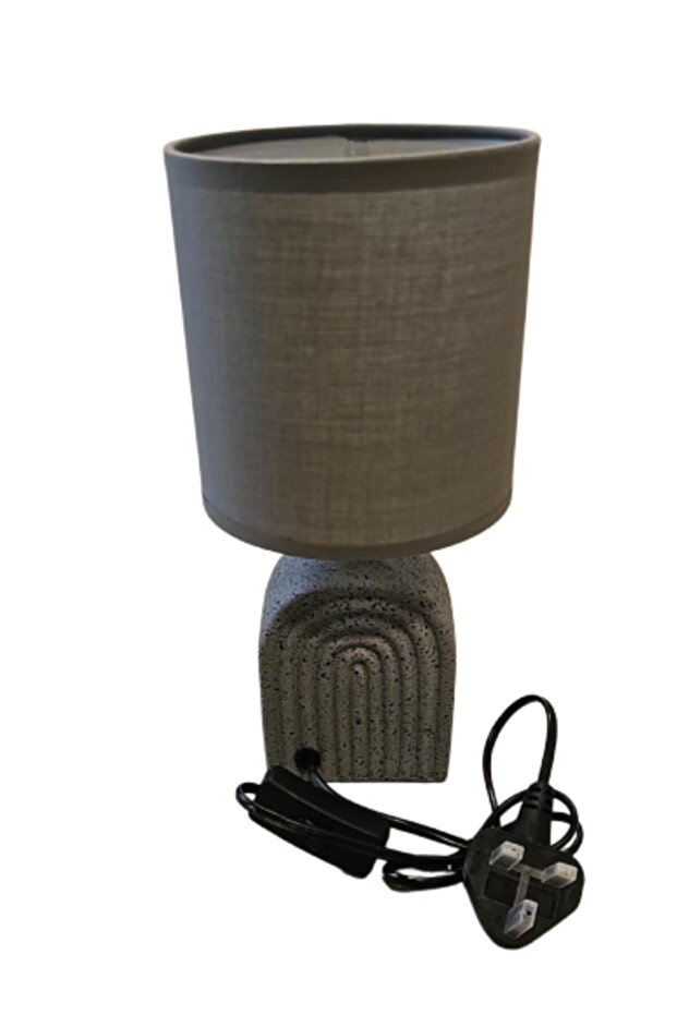 Gray table lamp - 1