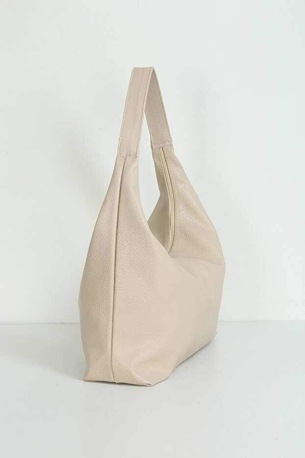 Comfortable Single-Handle Bag with Stitching Detail on the Front, Suitable for Daily Use Width: 36cm Length: 27cm Bottom: 11cm - 2