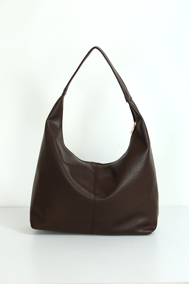 Comfortable Single-Handle Bag with Stitching Detail on the Front, Suitable for Daily Use Width: 36cm Length: 27cm Bottom: 11cm - 3