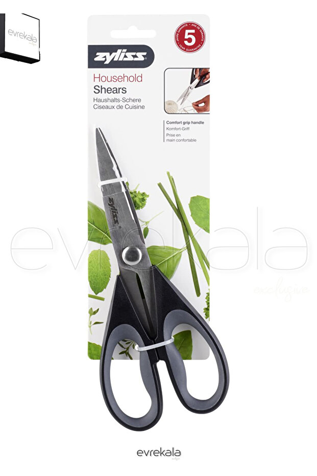 Evrekala Scissors 22 cm Multi-Purpose Scissors - Authorized Evrekala - Stainless Sharp Blade