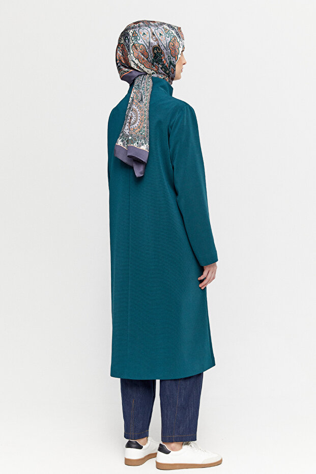 Fermuarlı Taş İşlemeli Kap - 6