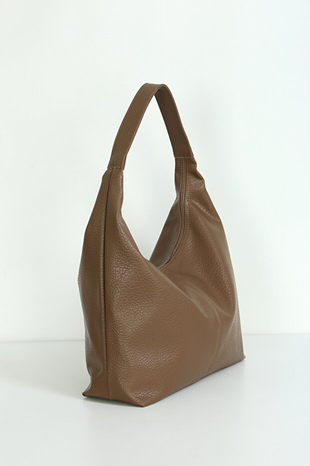 Comfortable Single-Handle Bag with Stitching Detail on the Front, Suitable for Daily Use Width: 36cm Length: 27cm Bottom: 11cm - 2