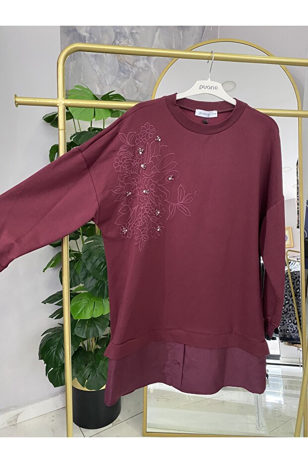 Puane Gömlek detaylı tunik - 3