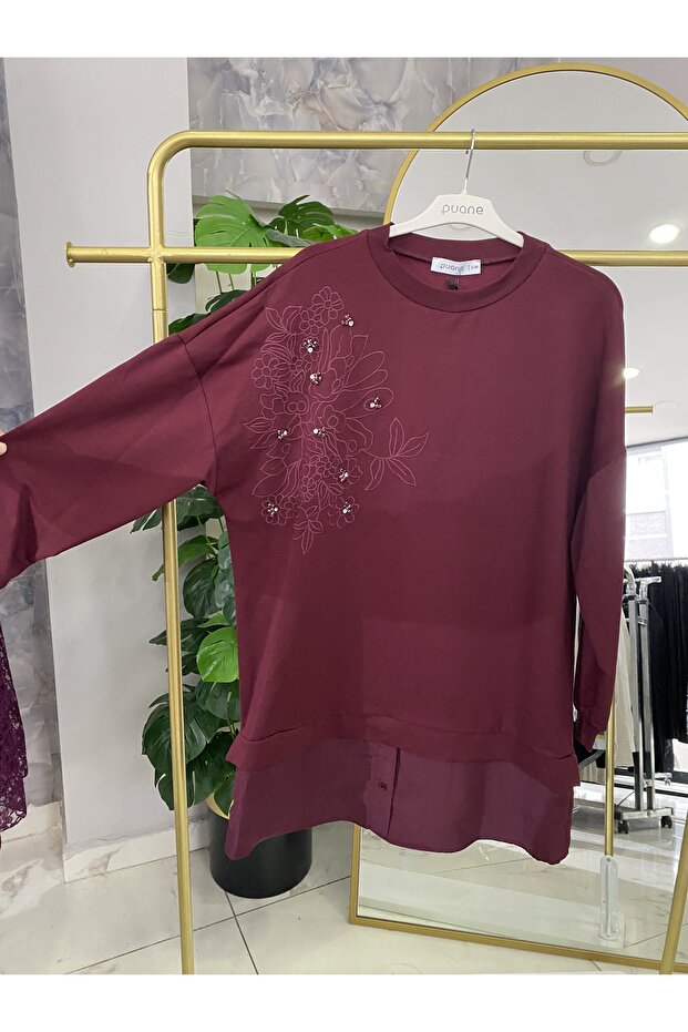 Puane Gömlek detaylı tunik - 2