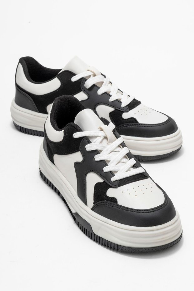 Women's Sports Shoes WHITE BLACK