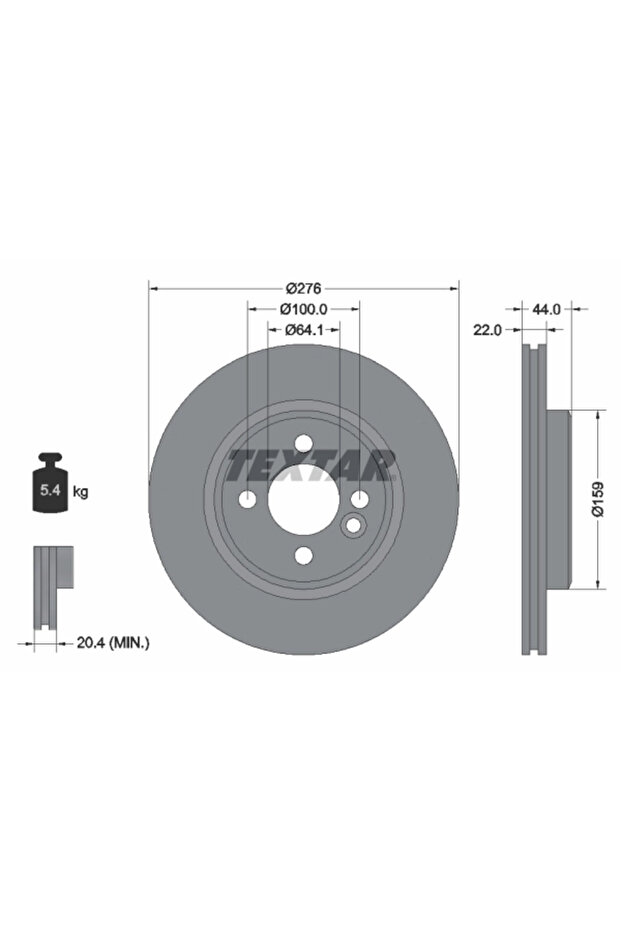 Мини спирачен диск - 1