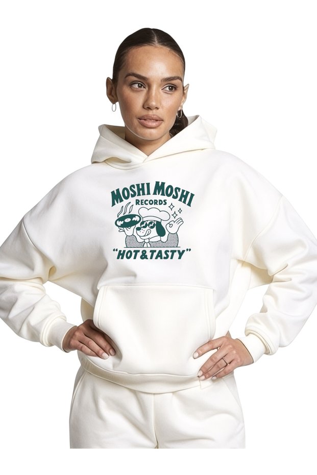Unisex Hot Tasty Colorful Custom Printed Cotton Oversize Hooded Sweatshirt