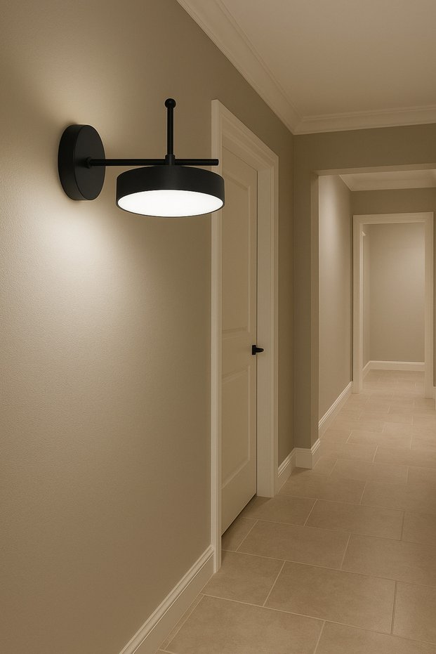 Kaizer Modern Design Color White Illuminated - Led Bathroom - Kitchen - Living Room Led Wall Sconce