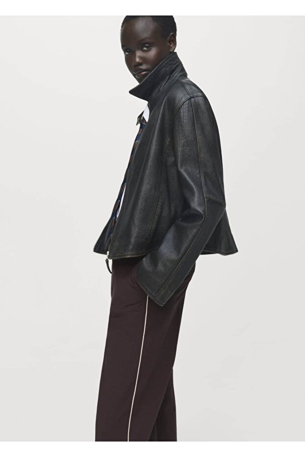 Yandan çizgili pantolon - 8