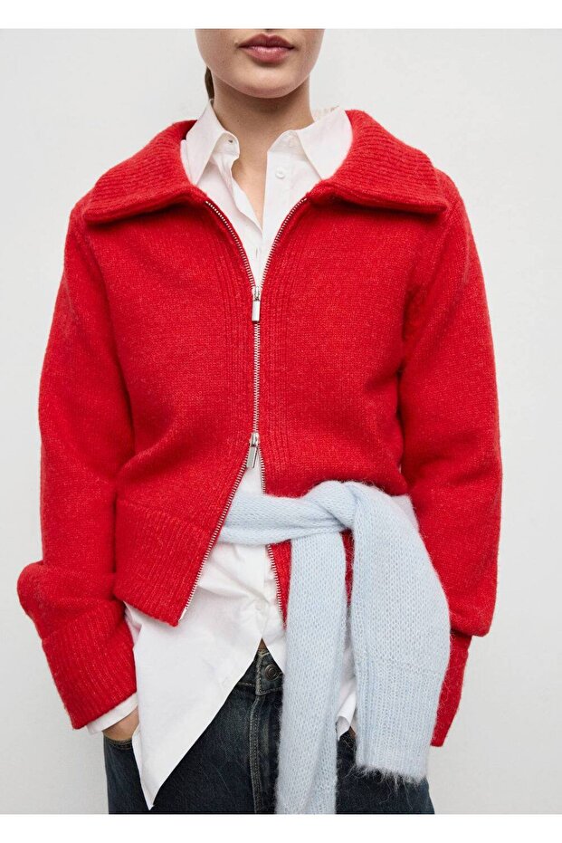 Gömlek yaka hırka - 8