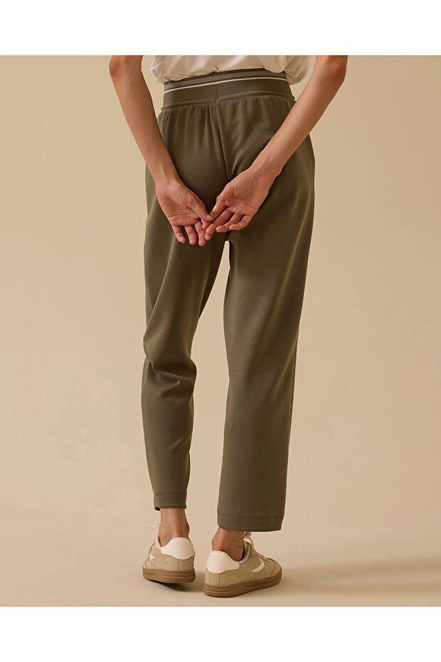 Elastik Bel Cepli Pantolon - 2