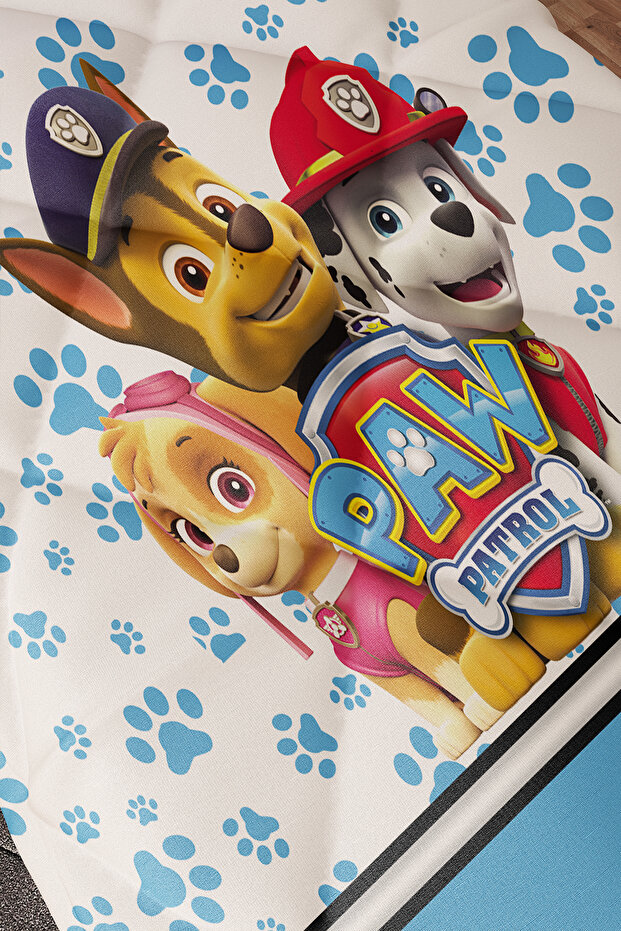 Paw patrol Desenli Tek Kişilik Çocuk Yorganı Uyku Seti - 3