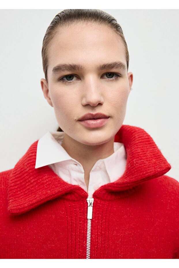 Gömlek yaka hırka - 5