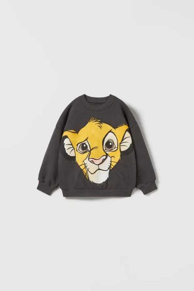 Unisex Çocuk Basic Mevsimlik Simba Tek Üst Sweatshirt - 3