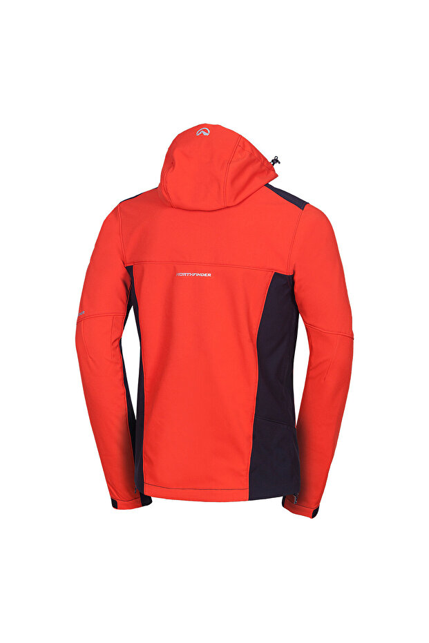 Men's protective softshell jacket MORRIS redblack - 2