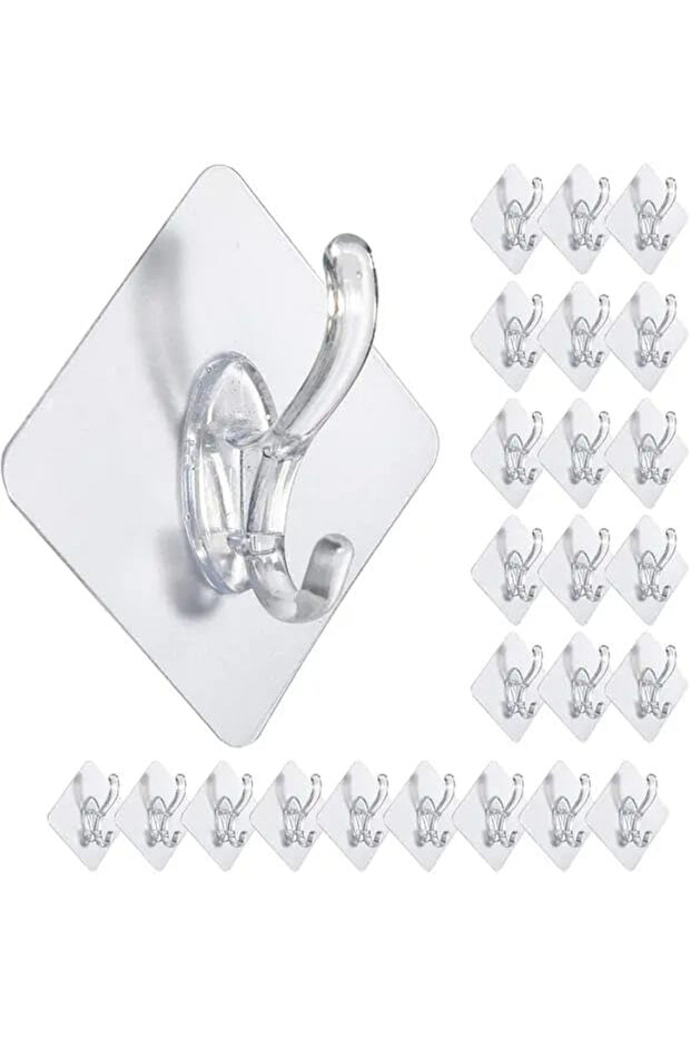 1 Adet Kendinden Yapışkanlı Tekli Banyo askı, Askı Aparatı 1 Adet - 5