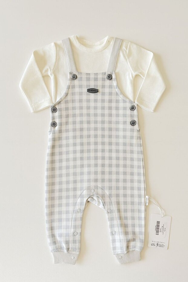 Baby Boy/Child 100% Cotton Plaid Salopet