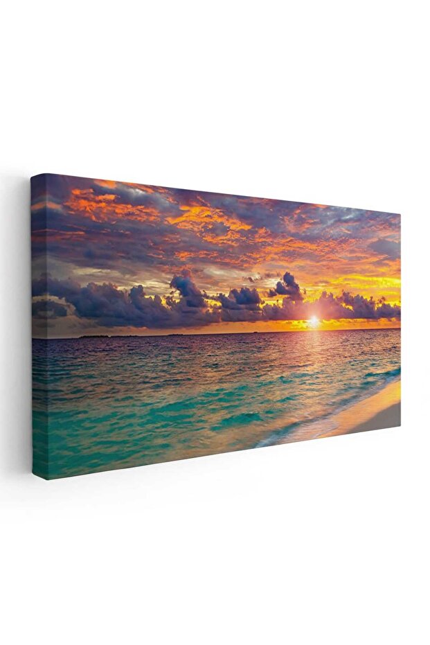 Sunset seascape painting, code 4535 - 1