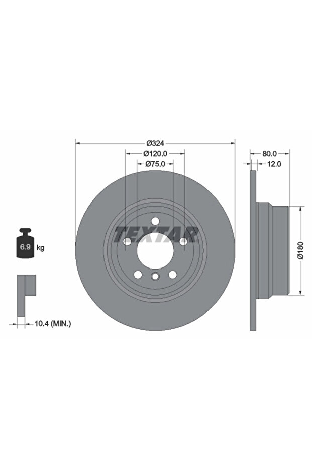 Спирачен диск BMW X5 - 1