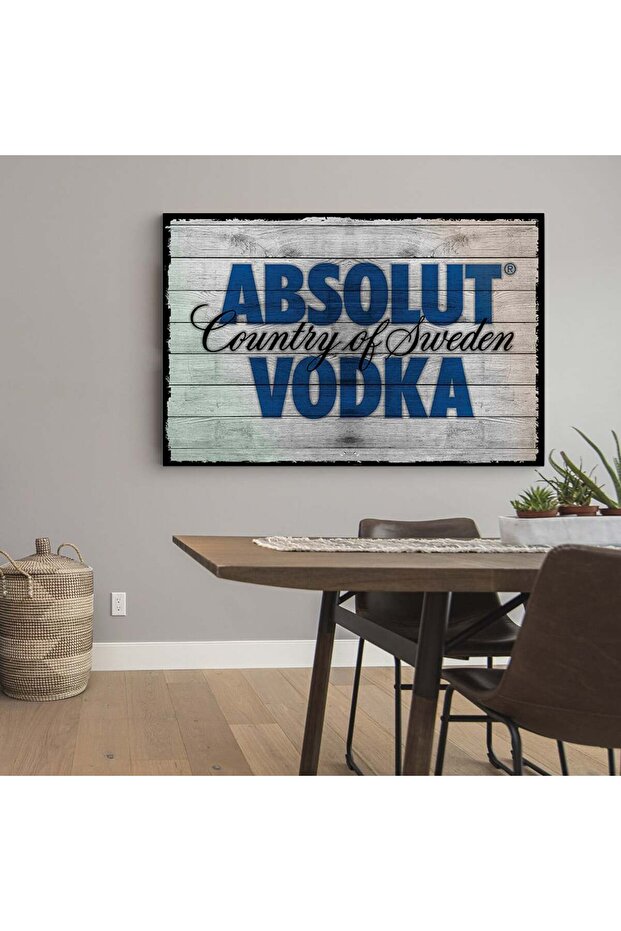 Tablou logo Absolut Vodka, cod 4099 - 4