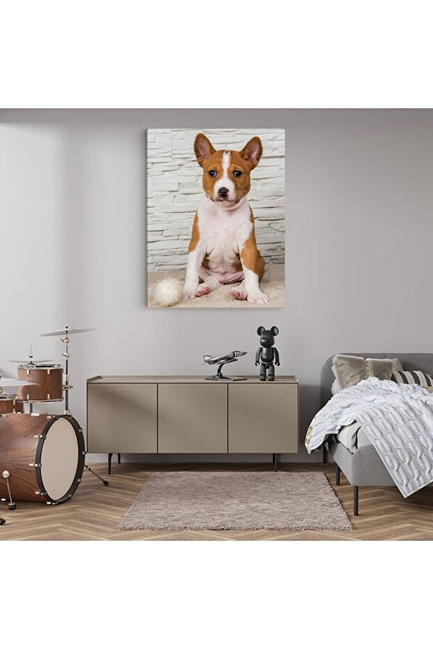 Basenji dog painting, code 4159 - 4