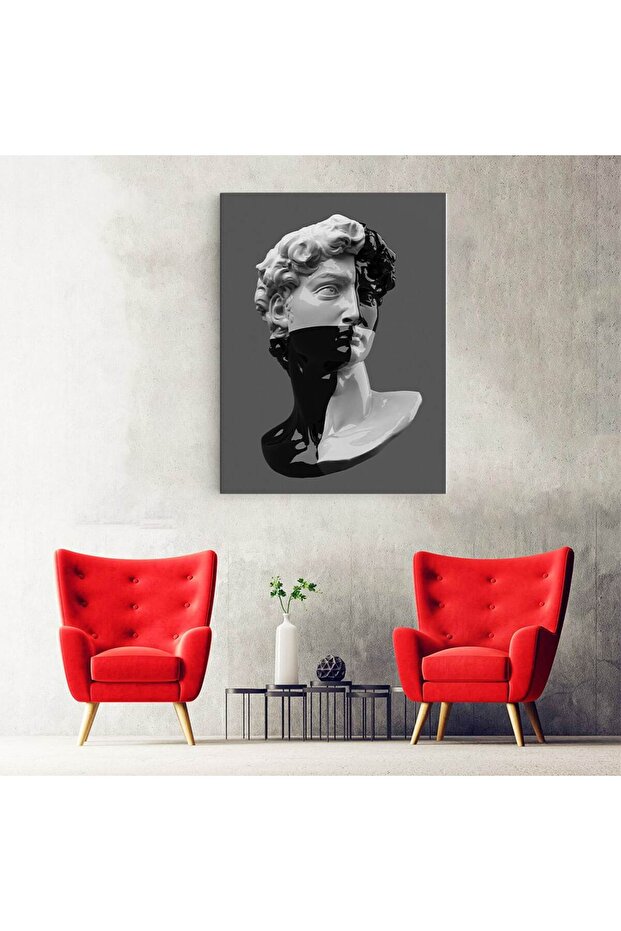 Tablou cap statuie David, cod 3114 - 4