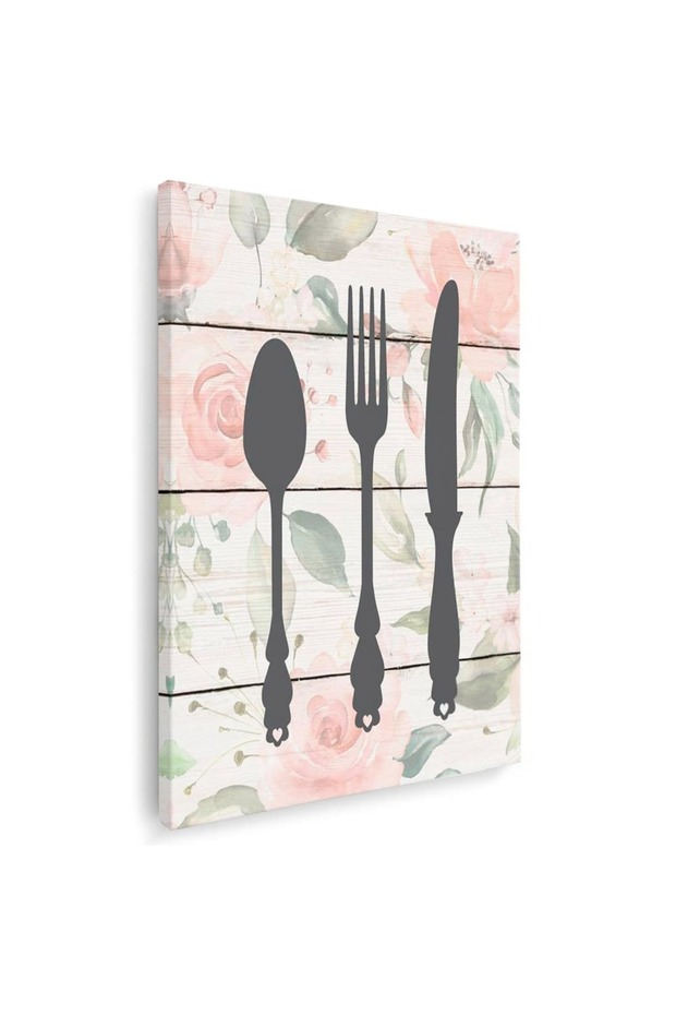 Fork, knife, spoon set painting, code 3910 - 1