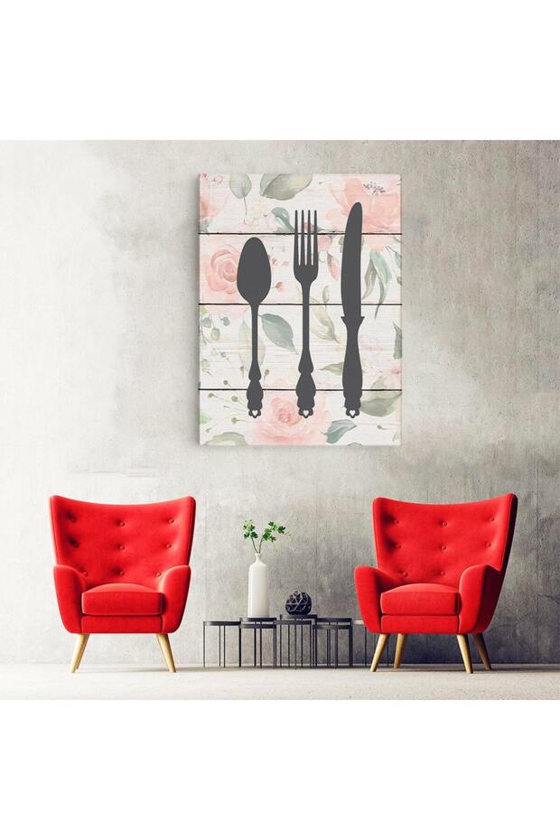 Fork, knife, spoon set painting, code 3910 - 5